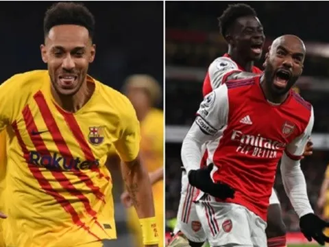Lacazette giúp Arsenal thoát hiểm, Aubameyang gửi thông điệp