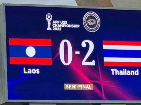 Vượt qua Lào, U23 Thái Lan hẹn đấu U23 Việt Nam ở chung kết Giải U23 Đông Nam Á