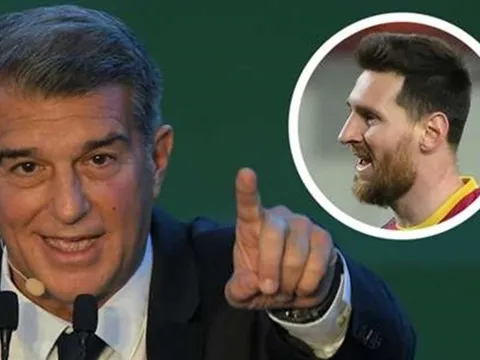 Laporta đăng đàn, nói thẳng 1 câu trước mặt Messi