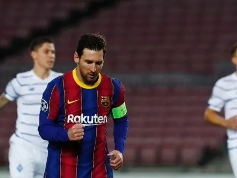 Messi cán cột mốc ấn tượng trong chiến thắng của Barcelona