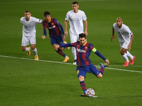 Barca đại thắng 'kẻ vô danh', Messi phá thêm hai kỷ lục tại cúp C1