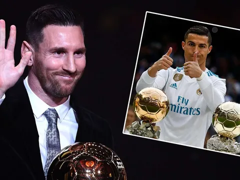 Messi: 'Tôi đau đớn khi Ronaldo nhận QBV thứ 5'