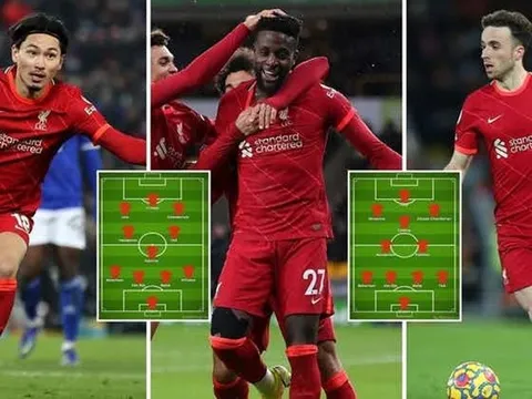 Đội hình Liverpool đấu Brentford: Tam tấu tấn công mới mẻ