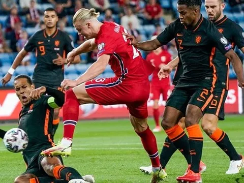 Loại bỏ Van Dijk, Haaland đem về 1 điểm cho Na Uy