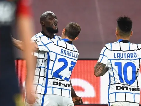 Lukaku lại ghi bàn, đưa Inter vào top 3 Serie A