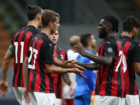 'Maldini con' ghi bàn đầu tiên, Milan thắng đậm CLB của Berlusconi