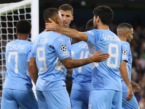 Man City hạ gục Leipzig trong bữa tiệc có đến 9 bàn thắng