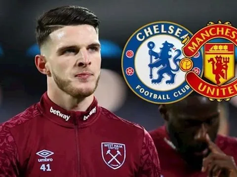 Man Utd, Chelsea quan tâm Rice, West Ham thét mức giá không tưởng