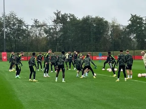 Man Utd thiếu vắng 4 ngôi sao trong buổi tập mới nhất