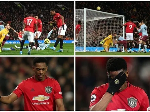 Martial cúi gầm mặt, tự chất vấn vì ném đi '3 điểm' của Man Utd