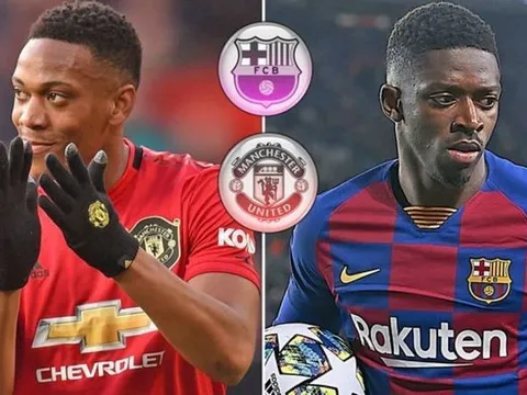 Bắt tay Barca, Man Utd đổi Martial lấy cơn lốc hành lang