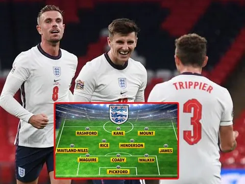 Mất 2 trụ cột hàng thủ, ĐT Anh sẽ đá đội hình nào đấu Đan Mạch?