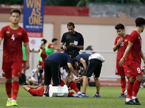 Đã rõ mức độ chấn thương của "lá chắn thép" U22 Việt Nam