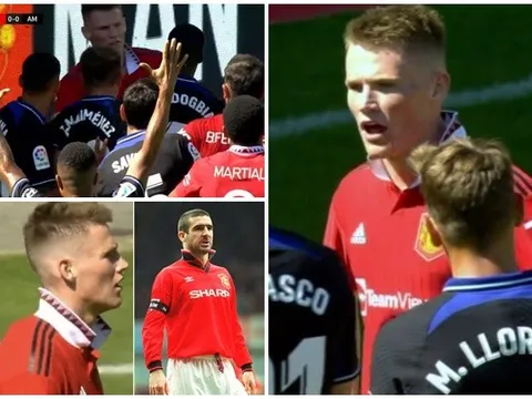 McTominay 'hóa' Cantona, sẵn sàng 'cân' cả đội hình Atletico Madrid
