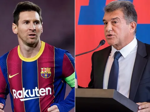 Messi chán ngấy Laporta