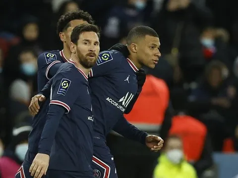 Messi, Mbappe thăng hoa trong chiến thắng của PSG