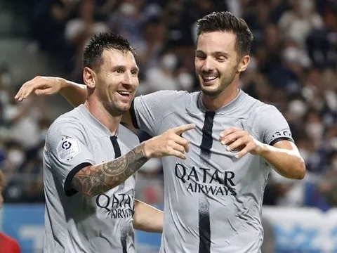 Messi tỏa sáng trong trận thắng 6-2 của PSG