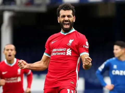 Mohamed Salah đạt cột mốc khủng sau khi sút tung lưới Everton