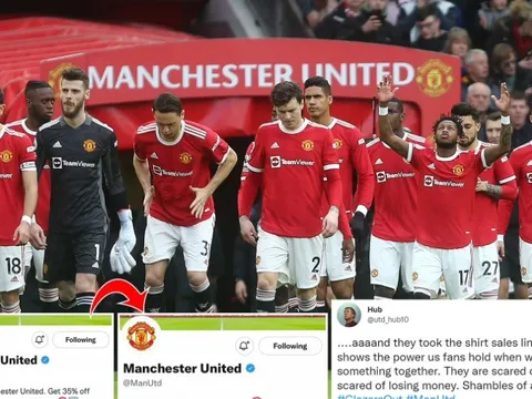 M.U đổi tiểu sử trên Twitter, fan chán ngán: 'Đáng xấu hổ cho một CLB'