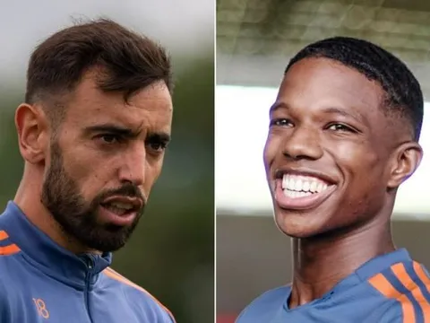 M.U xác nhận số áo mới cho Tyrell Malacia và Bruno Fernandes