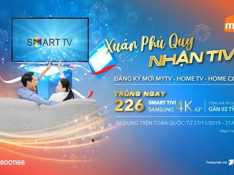MyTV tung đợt khuyến mại khủng cuối năm với trị giá lên đến 3 tỷ đồng