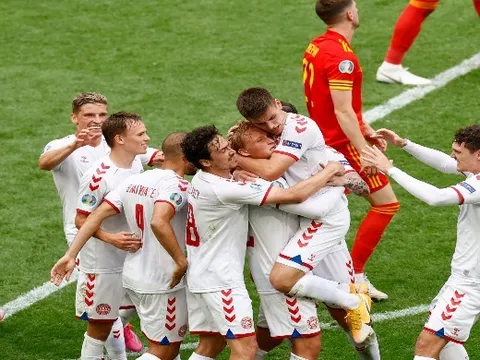 18 thống kê ấn tượng trận Xứ Wales 0-4 Đan Mạch