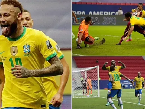 Neymar chói sáng, Brazil thắng lớn ở Copa America