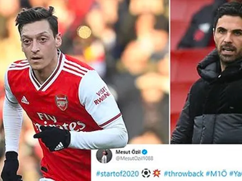 "Ngồi chơi xơi nước", Mesut Ozil có động thái đanh thép gửi tới Arteta
