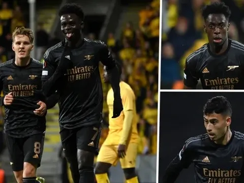 Người thắng kẻ thua của Arsenal sau lượt trận Europa League