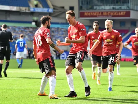 Nhìn lại 5 phút điên rồ Man Utd hạ Brighton với kịch bản không tưởng
