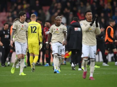 Những ai tệ nhất bên phía Man Utd ở trận thua trước Bournemouth?