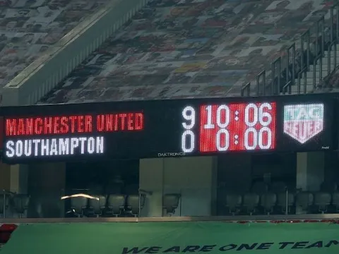 Những chiến thắng đậm đà nhất mọi thời đại của Man Utd