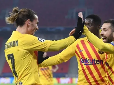 Nối dài mạch thắng, Barca hủy diệt Ferencvarosi TC trong ngày Messi vắng mặt