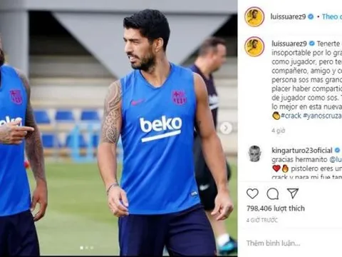 Nói lời chia tay Vidal, Suarez hé lộ luôn bến đỗ mới?