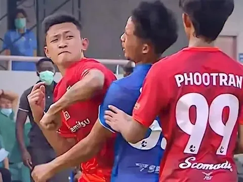 Cầu thủ Thái Lan bị cấm thi đấu 3 năm vì đánh chỏ đồng nghiệp