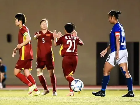 Tuyển nữ Việt Nam thắng nhẹ Campuchia