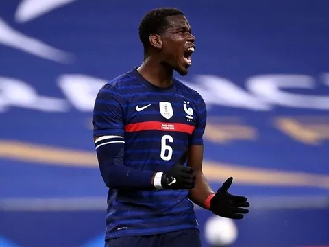 Thống kê cực đỉnh của Pogba ngày tuyển Pháp thắng lớn