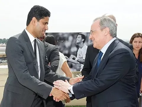 Perez và Al-Khelaifi gây chú ý vì cuộc gặp mặt tại Paris