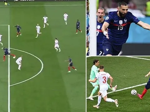 Pha đỡ bóng kinh điển của Benzema được so sánh với Dennis Bergkamp