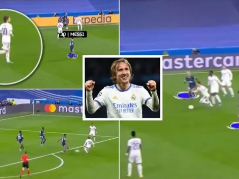 Phân tích pha kiến tạo đẳng cấp thế giới của Luka Modric trước PSG
