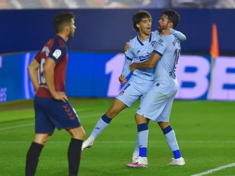 Phát kiến mới của Simeone: Đẩy ''tiểu Ronaldo'' vào khu vực trung tâm