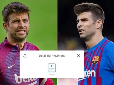 Pique công khai thu nhập tại Barca