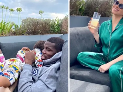 Cách ly tại nhà, Pogba khoe ảnh hạnh phúc bên gia đình nhỏ