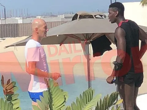 Quá rõ lý do Zidane gặp gỡ riêng Pogba ở Dubai