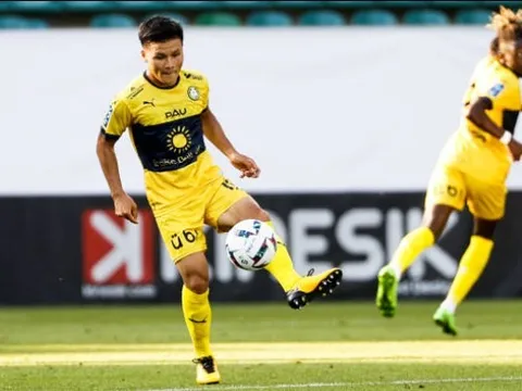 Quang Hải thi đấu 63 phút trong ngày Pau FC có trận hòa nghẹt thở