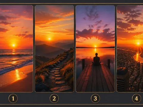 Quiz: Chọn 1 ánh hoàng hôn: Bạn đang ở giai đoạn nào trên hành trình chạm tới giàu sang?