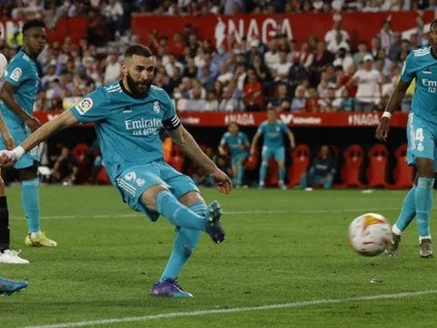 Real Madrid thắng ngược Sevilla ở phút 90+2