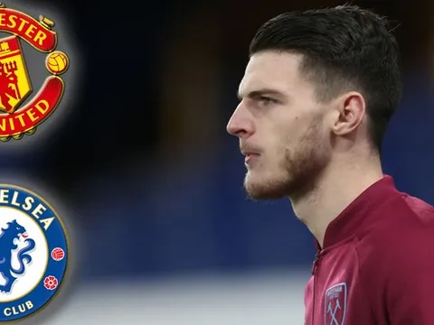 M.U hay Chelsea? Declan Rice có lẽ đã chọn sẵn bến đỗ tiếp theo