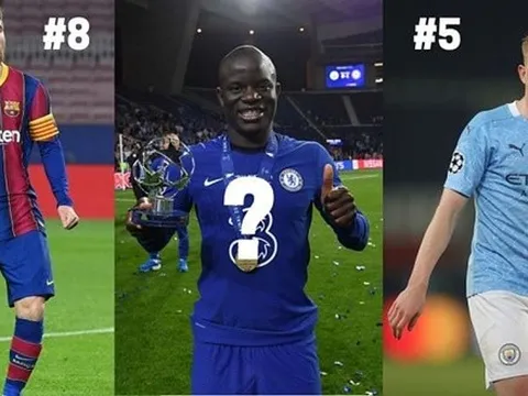 10 ngôi sao xuất sắc nhất Champions League mùa này