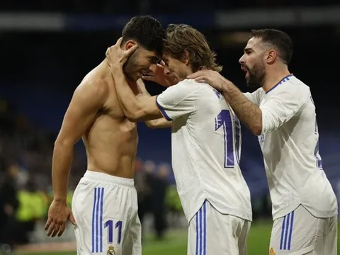 Real Madrid giành 3 điểm nhờ cú sút xa của Asensio